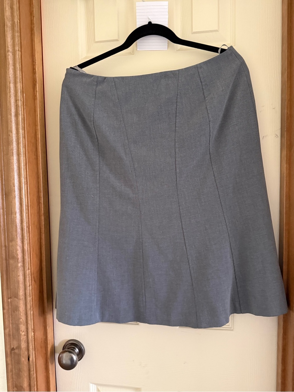 Amanda Smith Gray Circle Skirt